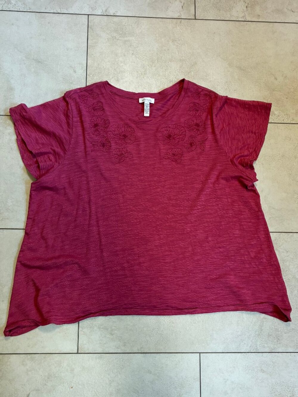Ella Moss Embroidered Tee